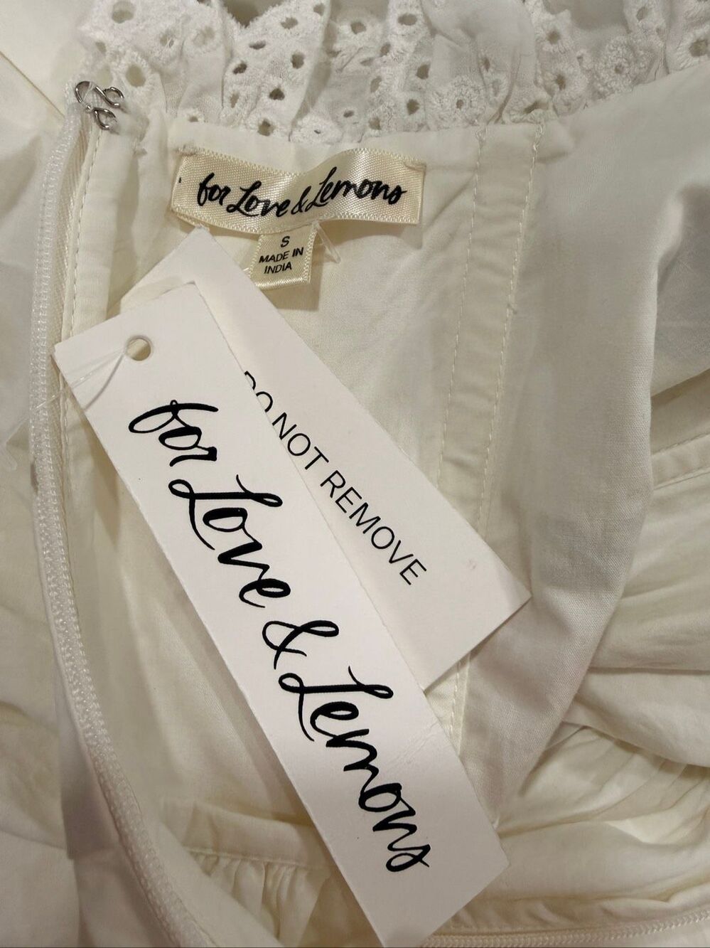 For Love & Lemons Erin Midi Dress Size Small $349 - Picture 9 of 9